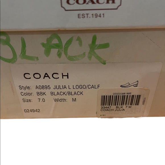 COACH Julia Signature Monogram Loafers - Picture 10 of 10